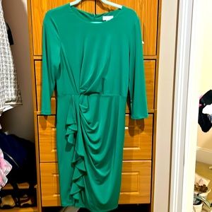 Green Calvin Klein knit dress size 10